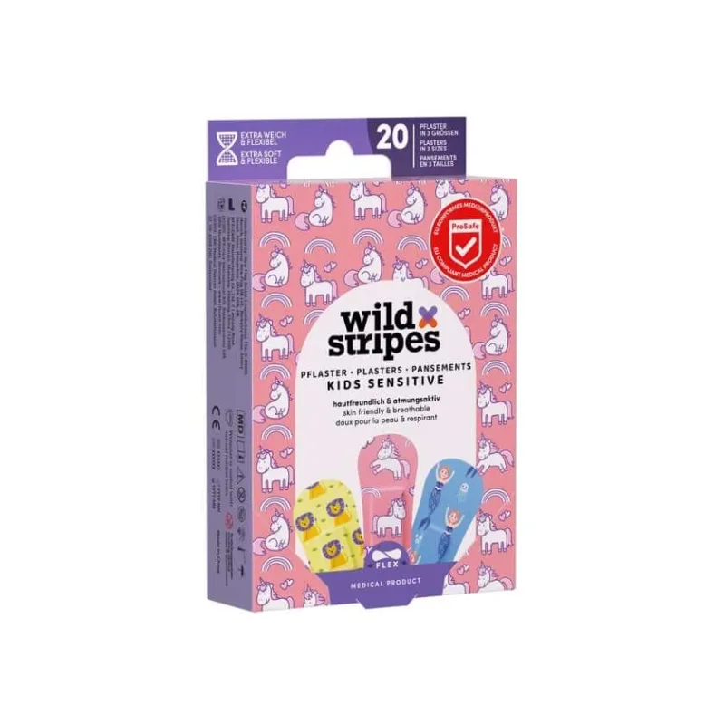 Plasturi pentru copii Wild Stripes - Ediție Fantasy 20 buc — preț și oferte