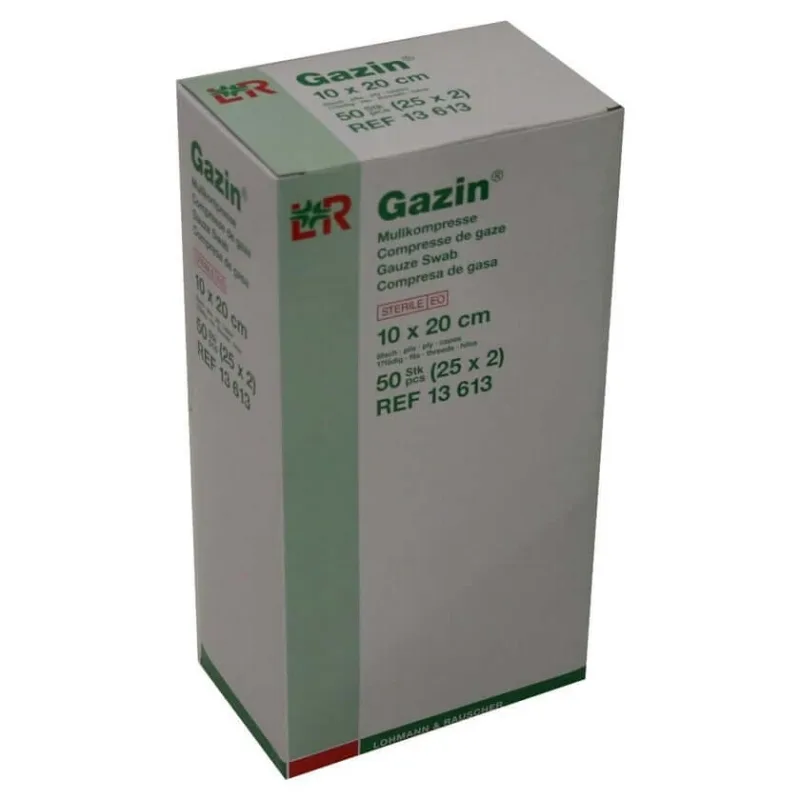 Comprese de tifon Gazin 10x20 cm sterile 8x25X2 buc — preț și oferte