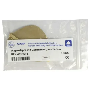 Petic pentru ochi cu bandă elastică de culoare nisip 1 buc