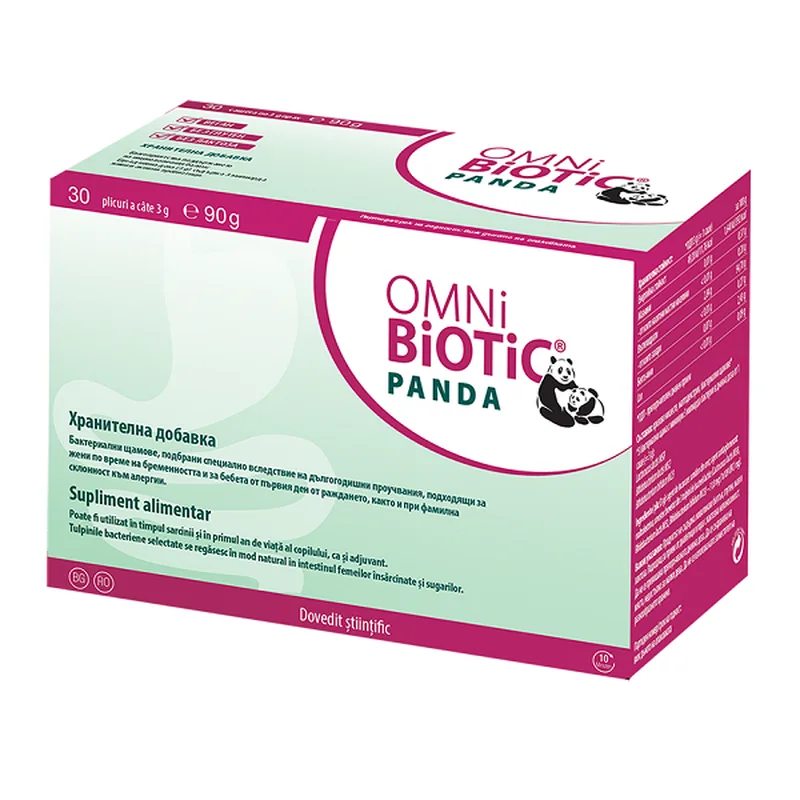Omni Biotic Panda, Institut Allergosan | 30 plicuri — preț și oferte