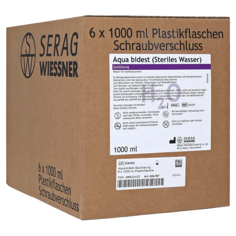 AQUA Bidest soluție de clătire 6X1000 ml — preț și oferte