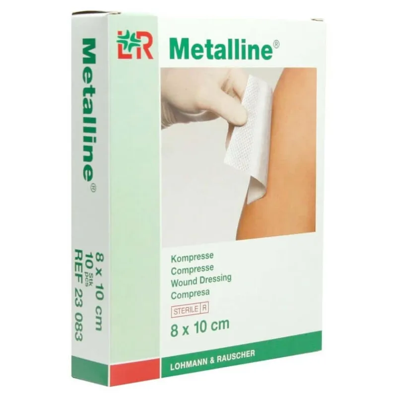 Comprese de metalină 8x10 cm sterile 10 buc — preț și oferte
