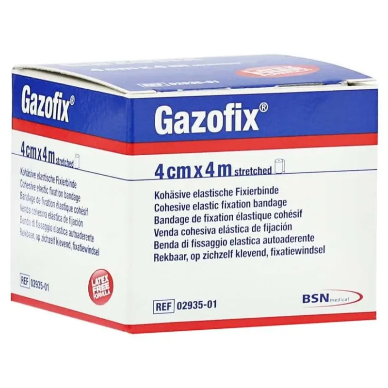 Bandă de fixare Gazofix coezivă, 4 cm x 4 m, 1 buc. — preț și oferte