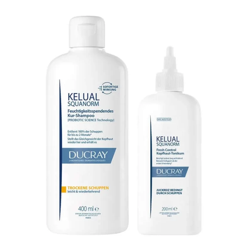DUCRAY KELUAL Set mătreață uscată 400+200 ml — preț și oferte