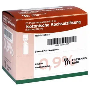 Soluție salină izotonică 0,9% Plastika 20X5 ml