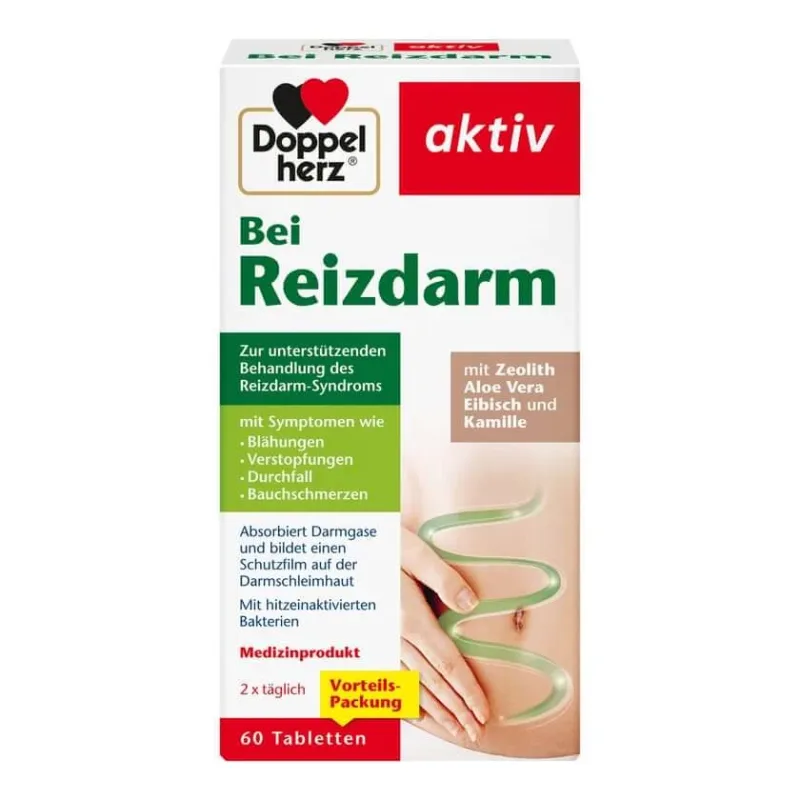 Inimă dublă pentru sindromul intestinului iritabil Tablete 60 Capsule — preț și oferte