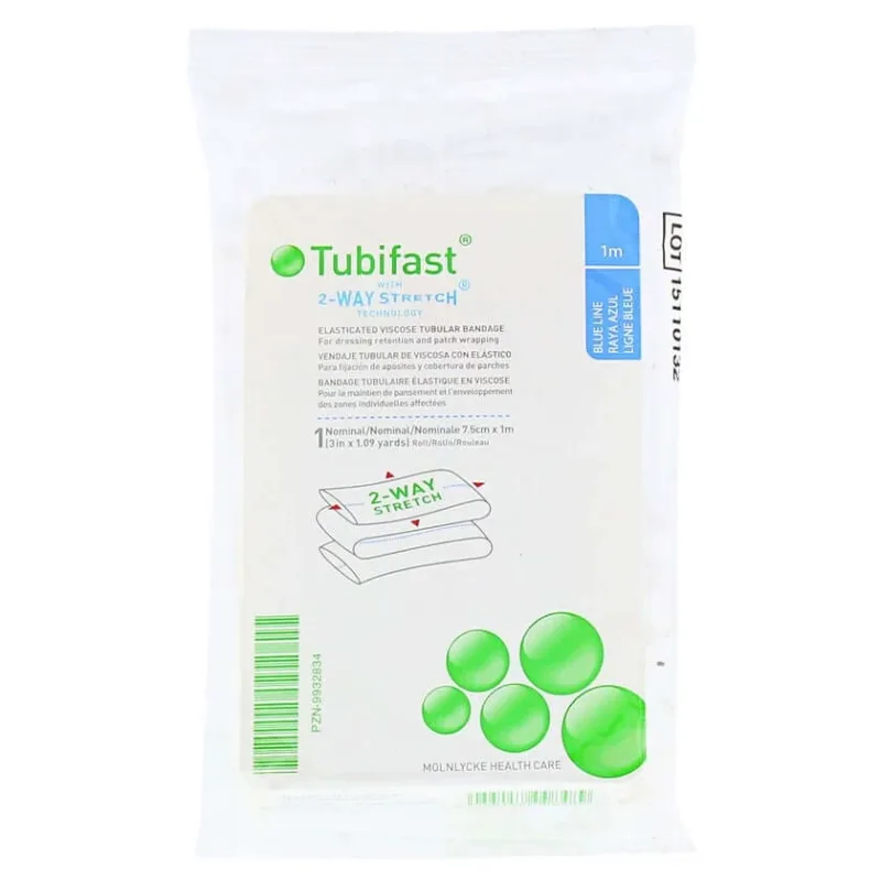 Tubifast 2-Way Stretch 7,5 cm x 1 m albastru 1 buc — preț și oferte