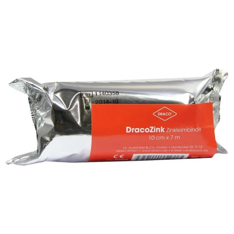 Bandaj adeziv din zinc Dracozink 10 cmx7 m 1 buc — preț și oferte