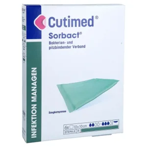 Comprese absorbante Cutimed Sorbact 10x10 cm 6 buc.