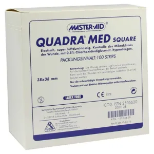 Quadra MED pătrat 38x38 mm benzi Master 100 buc