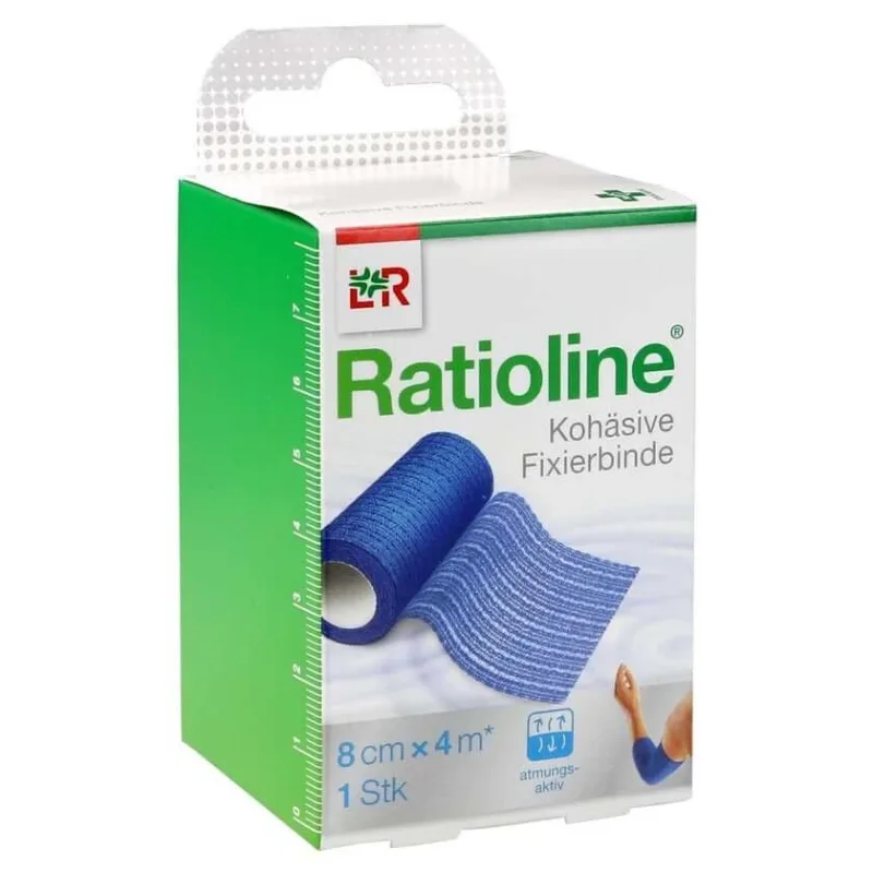 Bandă de fixare Ratioline Acute, coezivă, 8 cm, 1 buc. — preț și oferte