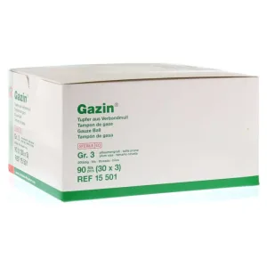 Tampoane Gazin, de mărimea unei prune, sterile, mărimea 3, 20 buc., 30 x 3 buc.