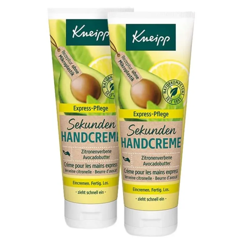 Cremă de mâini Kneipp Sek – Verbena și avocado 2 x 75 ml — preț și oferte