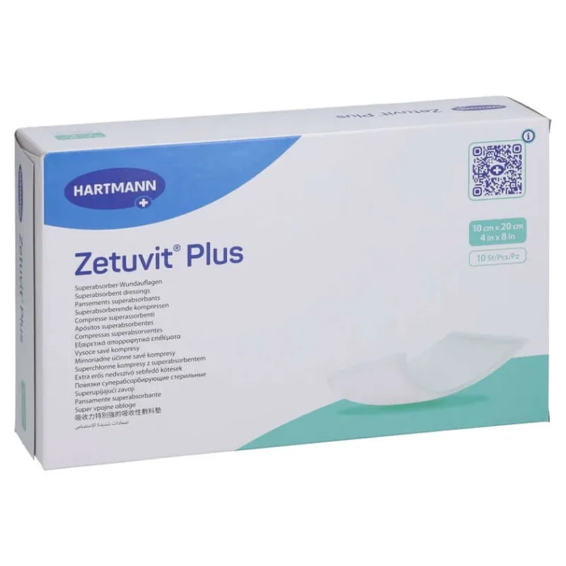 Zetuvit Plus – Comprimate cu putere de absorbție extra puternică, sterilizate, 10 buc. — preț și oferte