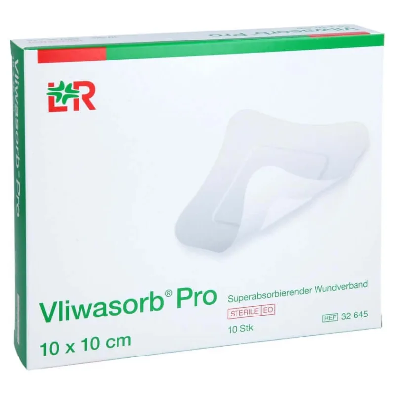 Vliwasorb Pro Superabsorb.komp.steril 10x10 cm, 10 buc. — preț și oferte