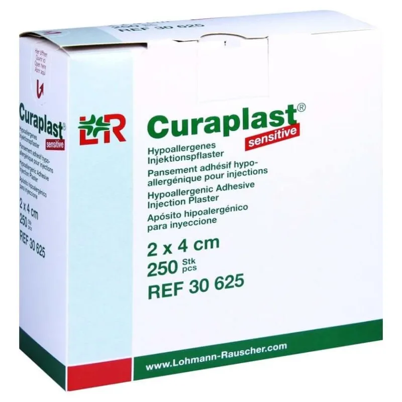Curaplast Plasturi pentru injecții Sensitive 2x4 cm, 250 buc. — preț și oferte
