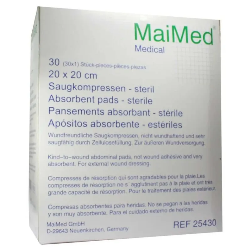 Compresele absorbante sterile 20x20 cm, 30 buc./pachet — preț și oferte