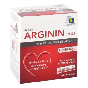 Arginina Plus Vitamine B1+B6+B12+Acid folic, stick-uri, 60 x 5,9 g