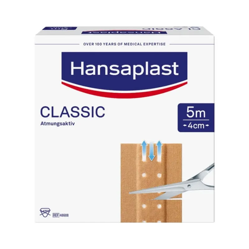Rolă de plasturi Hansaplast Classic, 5 m x 4 cm, 1 buc. — preț și oferte