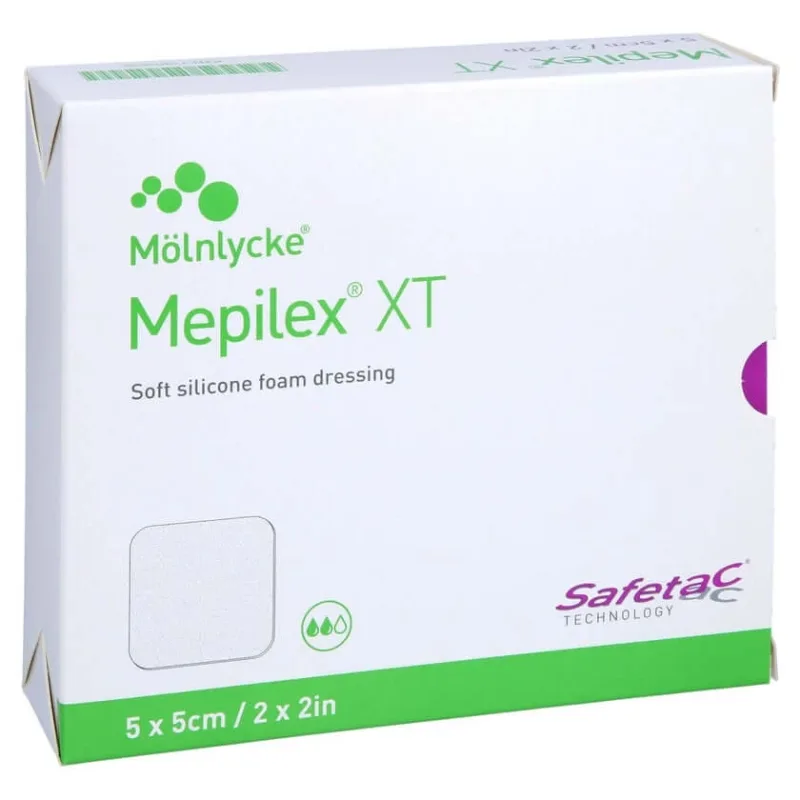 Mepilex XT, pansament din spumă, 5 x 5 cm, 5 bucăți — preț și oferte