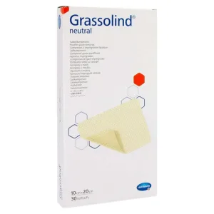 Compresele cu unguent Grassolind 10 x 20 cm, cutie de 30 bucăți
