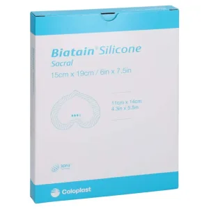 Biatain – Pachet de tampoane din spumă de silicon pentru zona sacrală, mici, 15 x 19 cm, 5 buc.