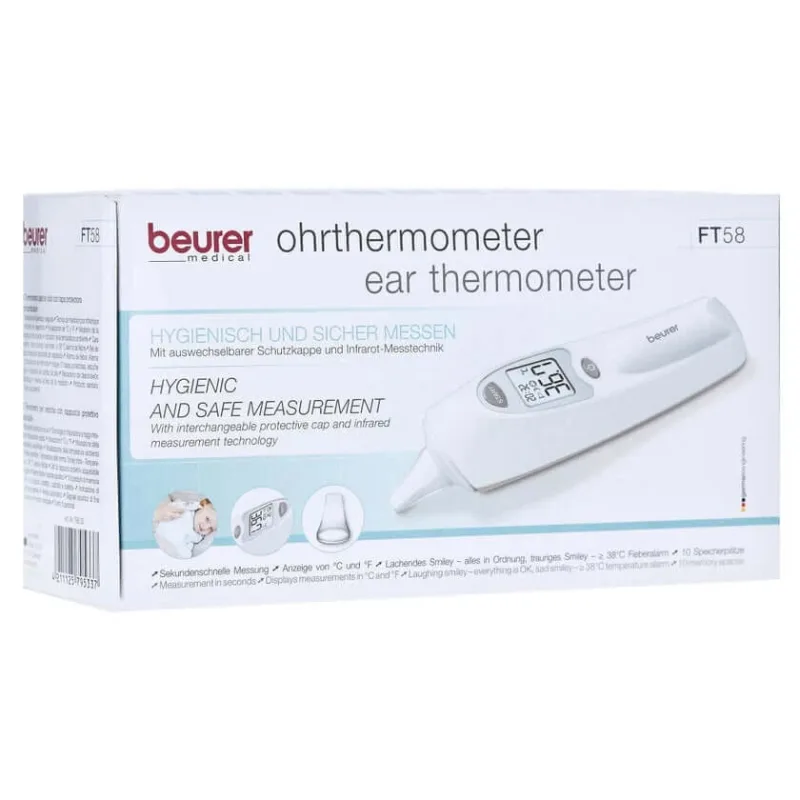 Termometru pentru febră/termometru auricular Beurer (FT 58 WS) 1 buc. — preț și oferte