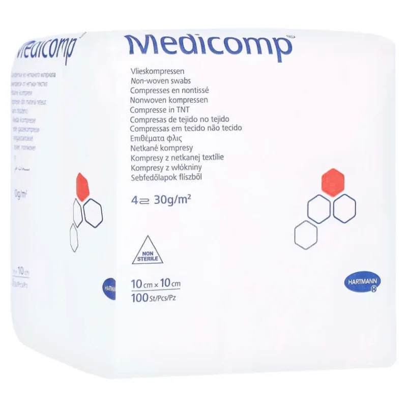 Medicomp nesterilizat 10x10 cm, 100 buc. — preț și oferte