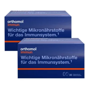 Pachet dublu Orthomol Immun, pachet combinat, 2 bucăți