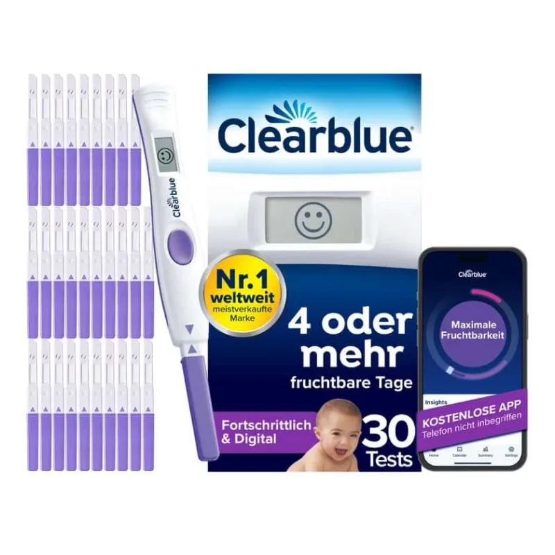 Clearblue Test de ovulație avansat și digital 30 buc — preț și oferte