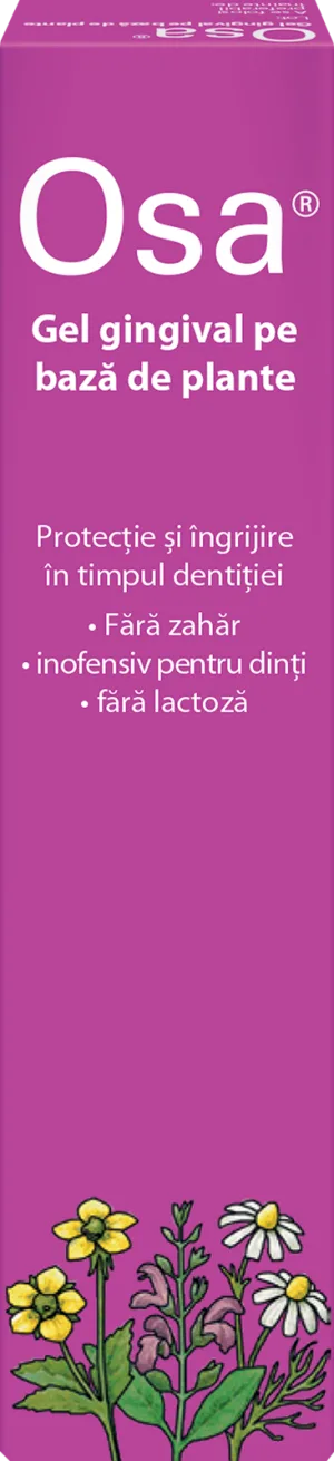 Osa gel gingival pentru eruptii dentare pe baza de plante, Dr. A. & L. Schmidgall | 20 g
