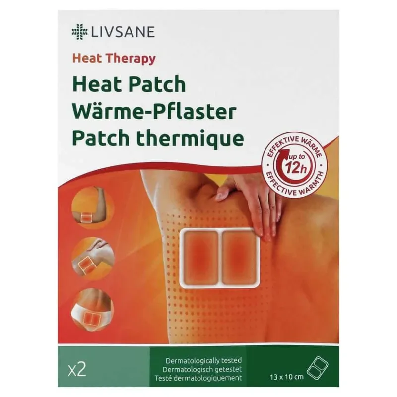Pansamente termice Livsane 10x13 cm 2 buc — preț și oferte