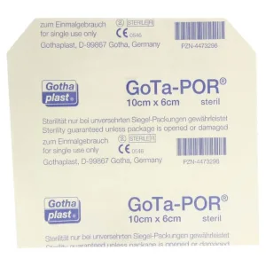 Gota-por Tencuială pentru plăgi sterilă 60x100 mm 1 buc