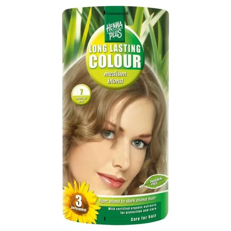 Hennaplus Long Lasting blond mediu 100 ml — preț și oferte