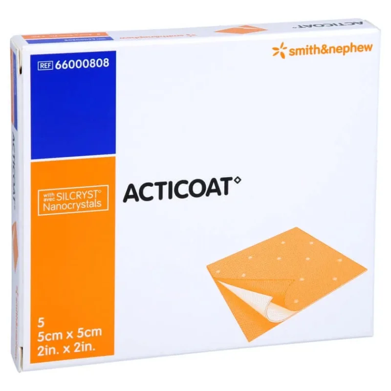 Acticoat 5x5 cm pansament antimicrobian 5 buc. — preț și oferte