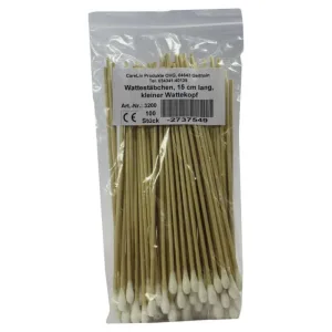 Muguri de bumbac cu cap de bumbac 15 cm mici 100 buc