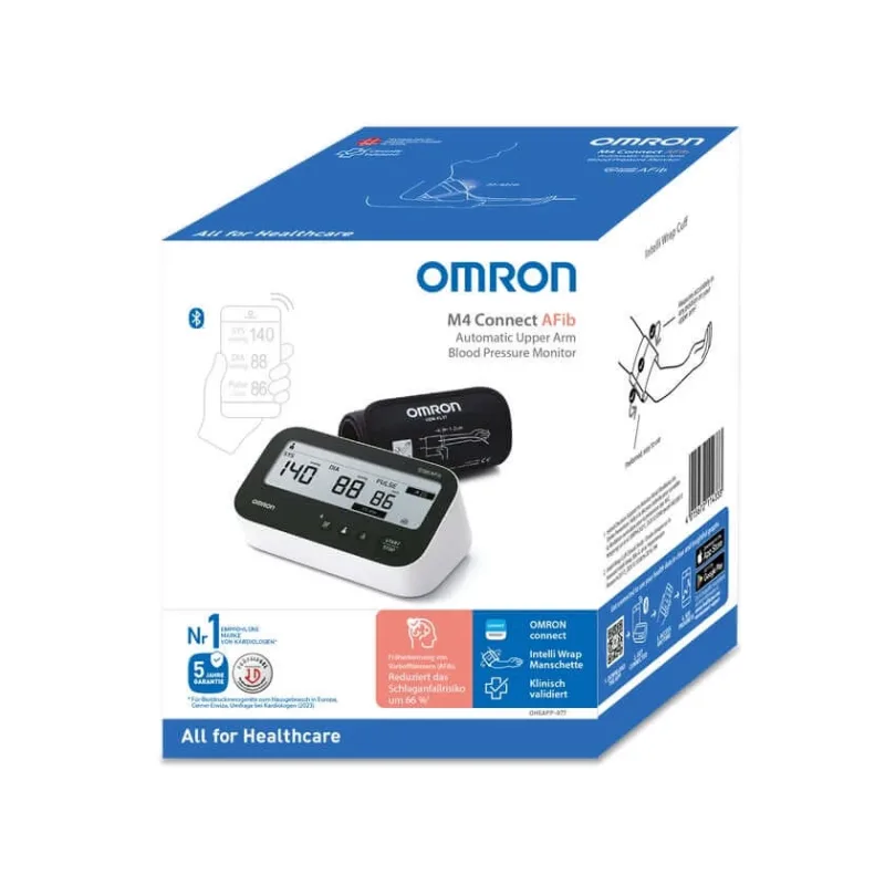 Tensiometru de braț Omron M4 Connect Afib, 1 buc. — preț și oferte