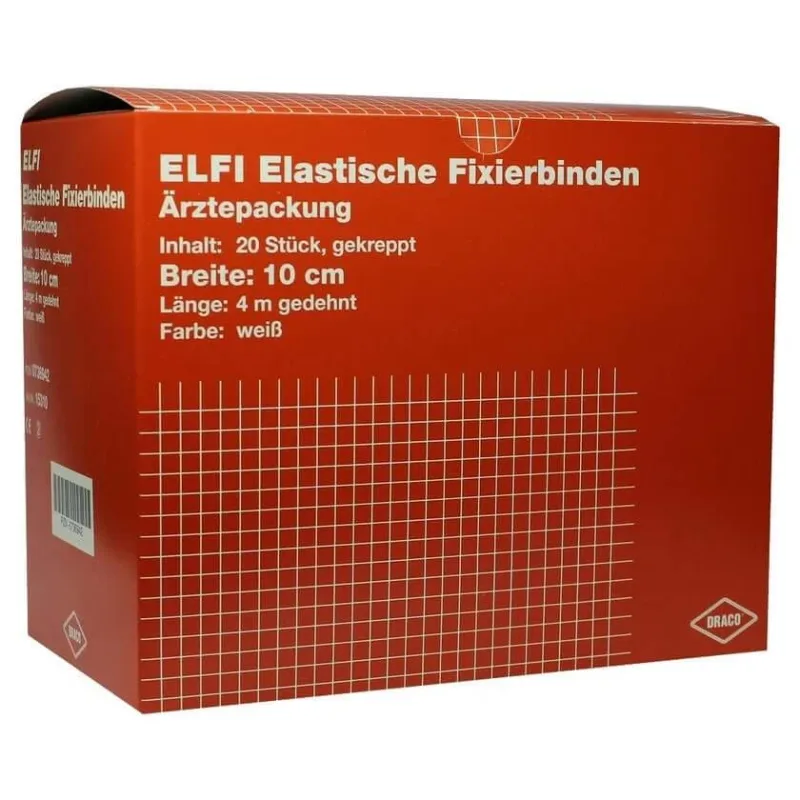 Dracoelfi Bandă elastică de fixare 10 cm x 4 m, creponată, 20 buc. — preț și oferte