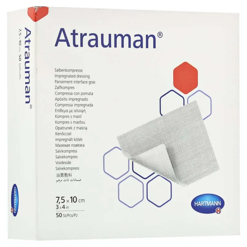 Atrauman, comprese sterile de 7,5 x 10 cm, 50 buc. — preț și oferte