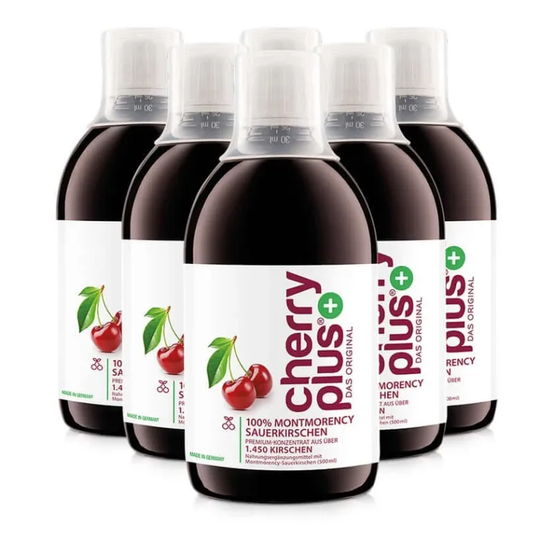 Concentrat original de cireșe amare Montmorency - Cherry PLUS® 6X500 ml — preț și oferte