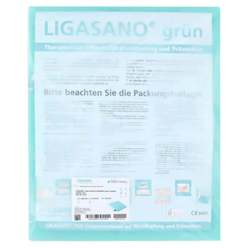 Ligasano verde nesteril 2x45x55 cm 2 buc — preț și oferte