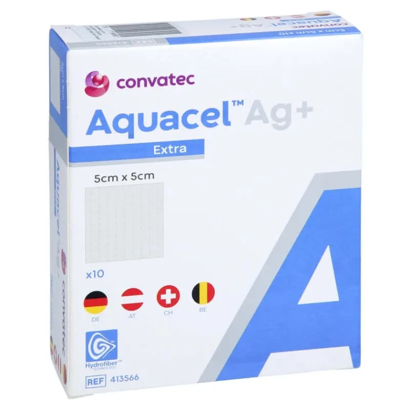 Comprese Aquacel Ag+ Extra 5x5 cm 10 buc. — preț și oferte