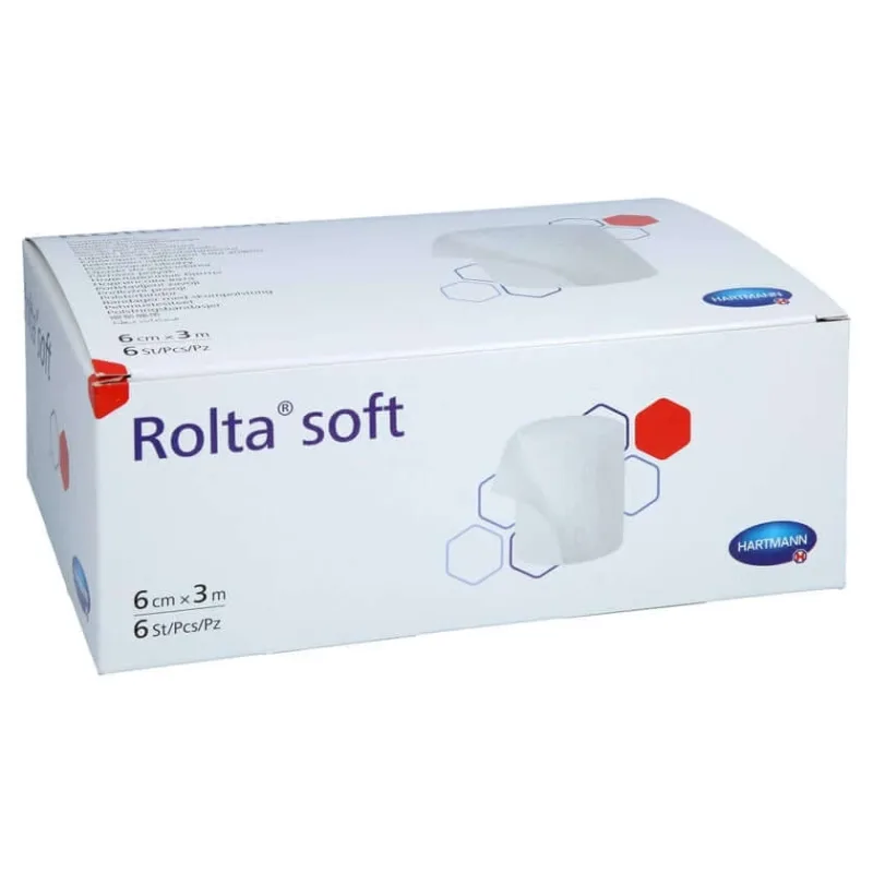 Rolta bandaj moale din bumbac sintetic 6 cmx3 m 6 buc — preț și oferte