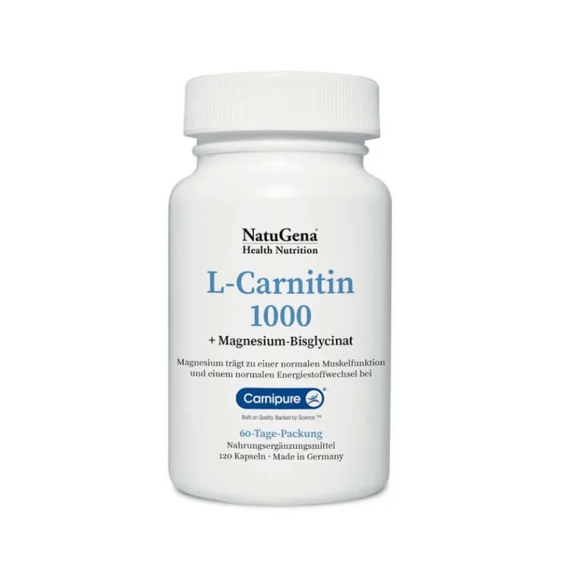 NatuGena L-Carnitină 1000 120 Capsule — preț și oferte