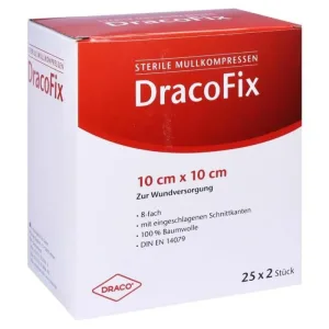 Dracofix PEEL comprese sterile 10x10cm 8 ori 25X2 buc.