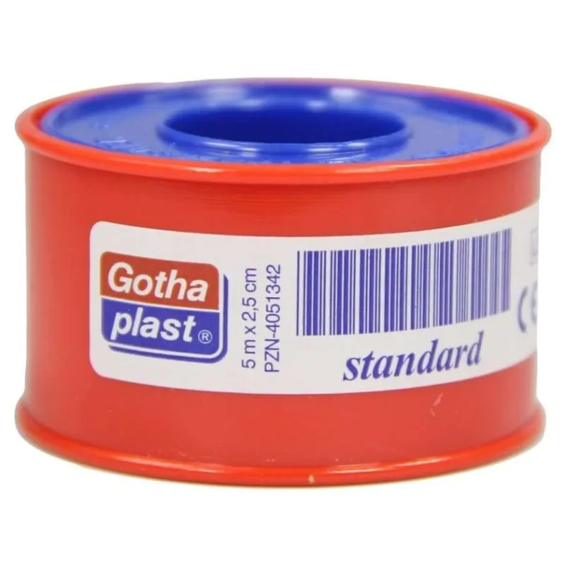 Suport adeziv Gothaplast pentru tencuială. 2,5 cm x 5 m 1 buc — preț și oferte