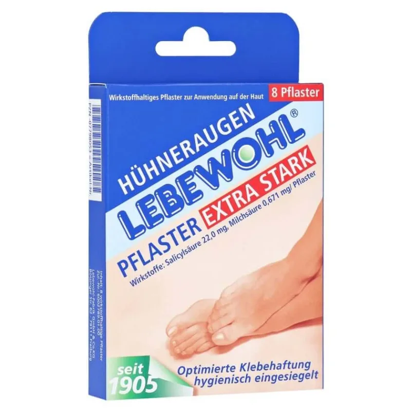 Lebewohl plasturi pentru corni extra puternici 8 buc — preț și oferte