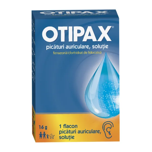 Otipax picaturi auriculare, Biocodex | 16 g — preț și oferte