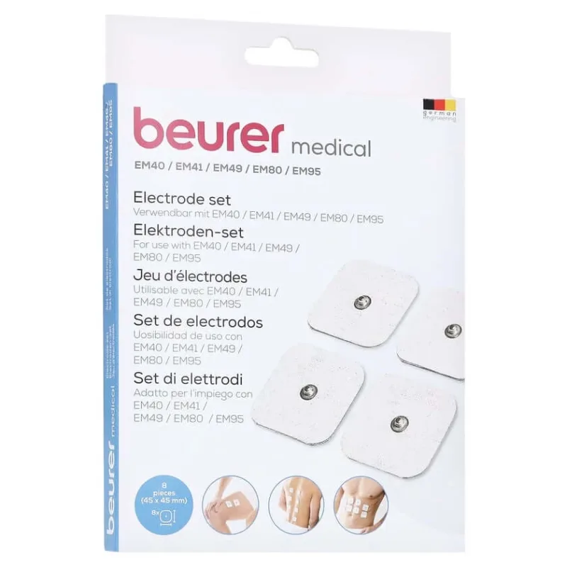 Electrozi Beurer Em40/41/49/80/95 45x45, 8 buc. — preț și oferte