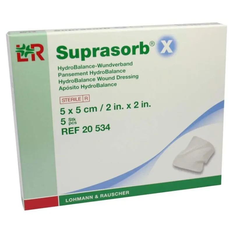 Pansament Suprasorb X Hydrobalance 5x5 cm, 5 bucăți — preț și oferte